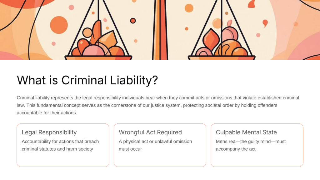 Punishments and criminal liability