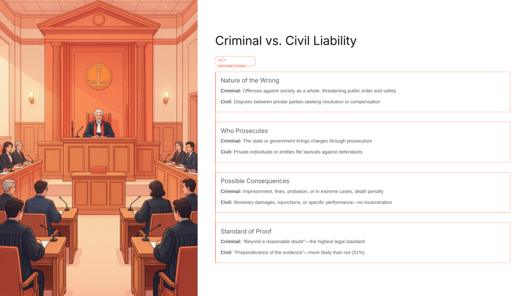 Punishments and criminal liability