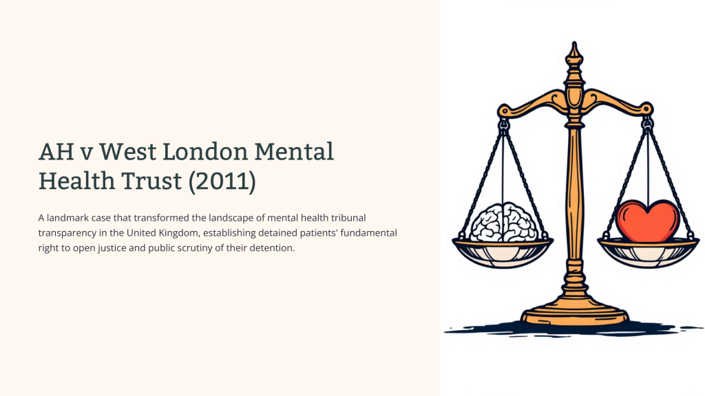 AH v West London Mental Health Trust (2011)