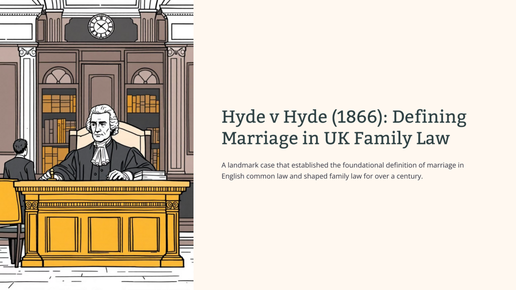 Hyde v Hyde (1866)