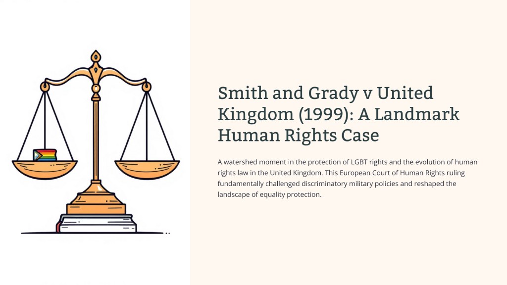 Smith and Grady v UK (1999)