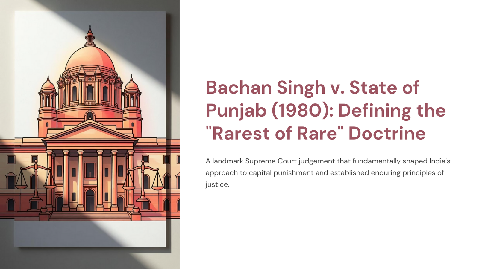 Bachan Singh v. State of Punjab (1980)