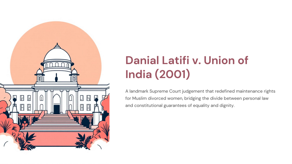 Danial Latifi v. Union of India (2001)