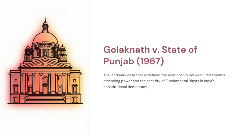 Golaknath v. State of Punjab (1967)