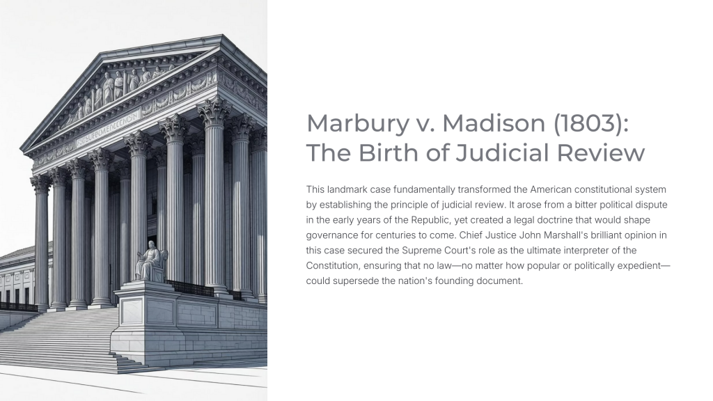 Marbury v. Madison (1803)