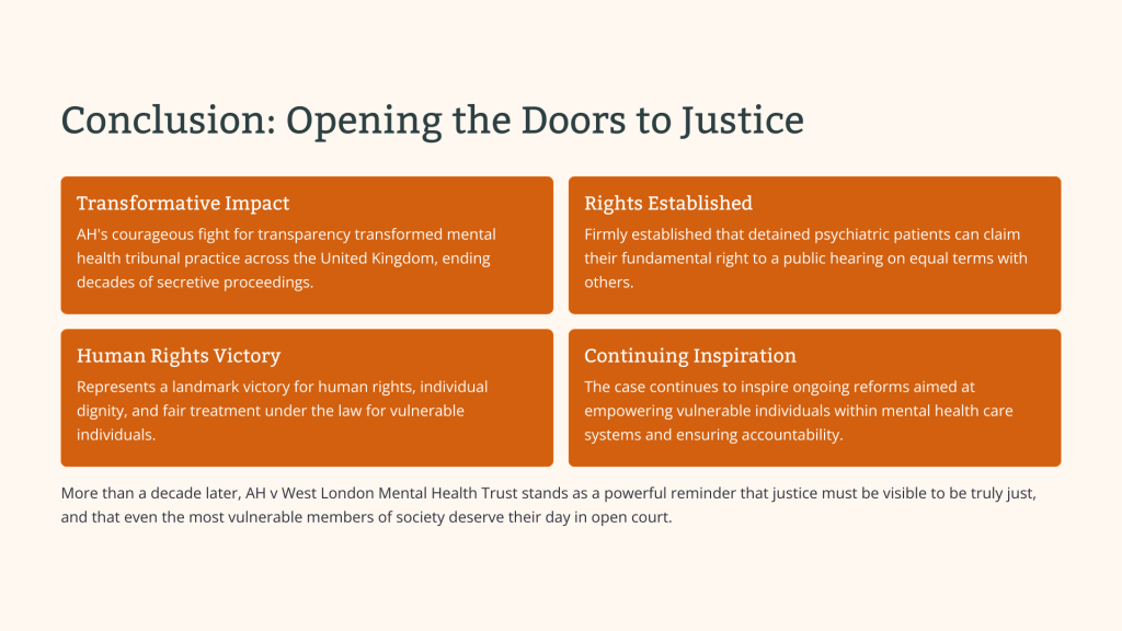 AH v West London Mental Health Trust (2011)