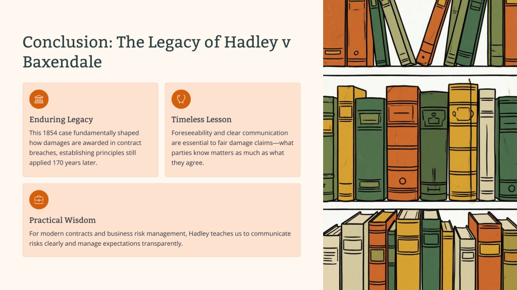 Hadley v Baxendale (1854)