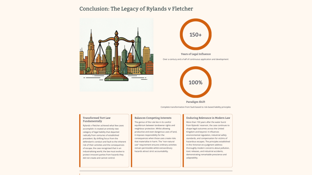 Rylands v Fletcher (1868)