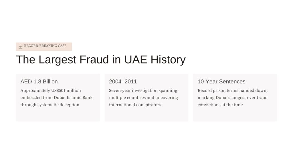 Dubai Islamic Bank (DIB) Fraud Case (2004–2011)