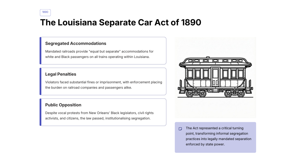 Plessy v. Ferguson (1896)