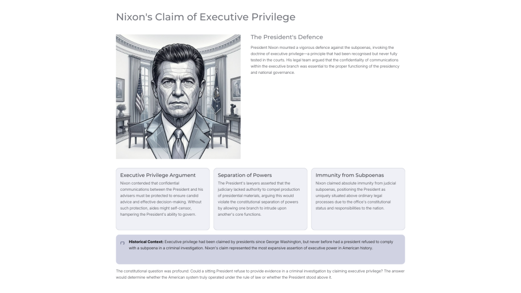 United States v. Nixon (1974)