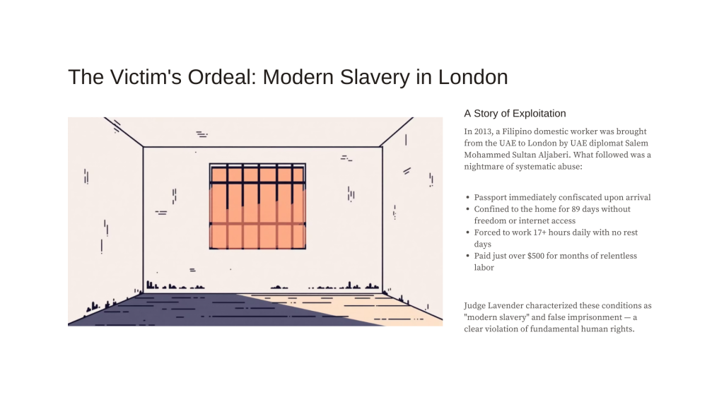 UAE Responsible for Human Trafficking Damages (UK High Court, 2026)