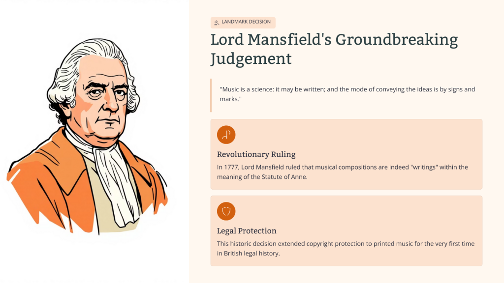 Bach v Longman (1777)
