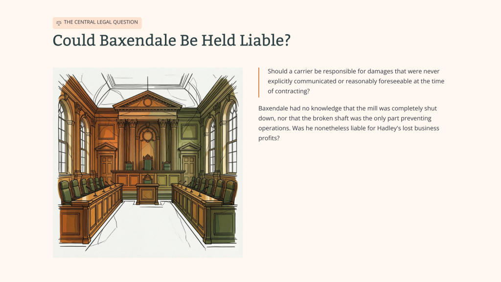 Hadley v Baxendale (1854)