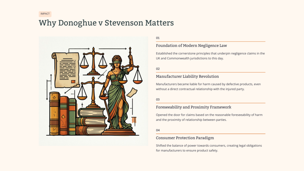 Donoghue v Stevenson (1932)