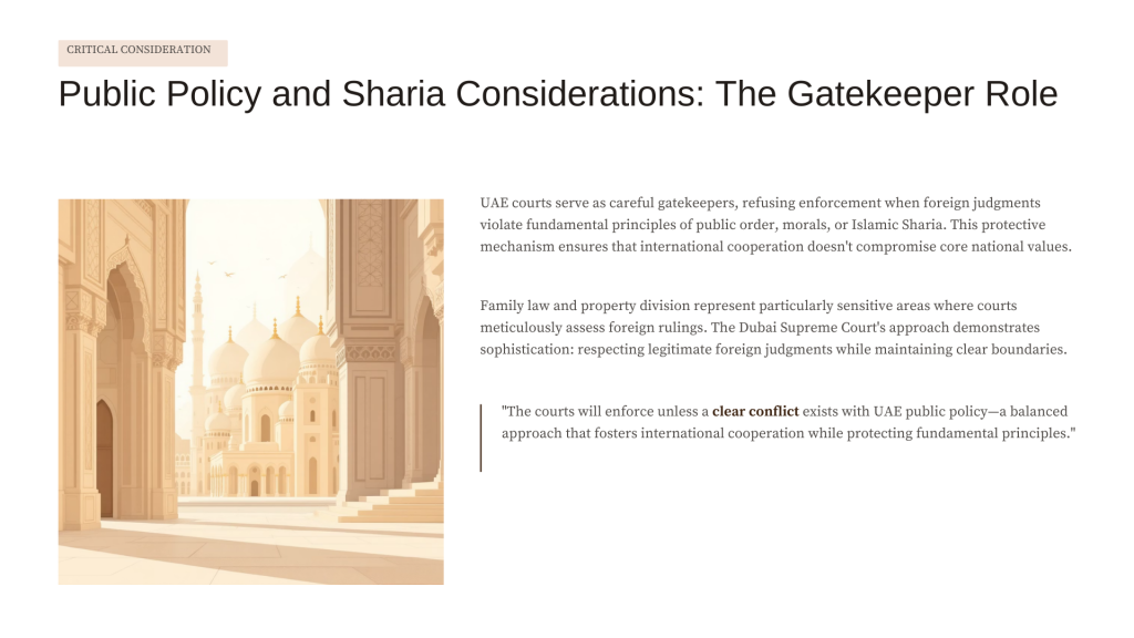 Foreign Judgment Enforcement — Dubai Supreme Court (Civil/Property Case)