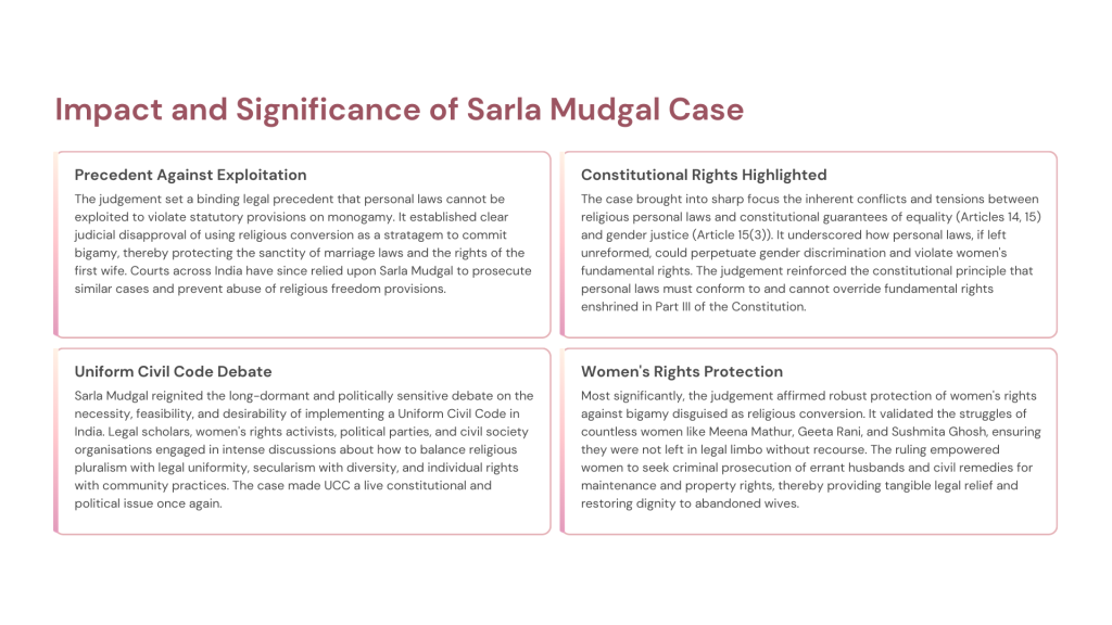 Sarla Mudgal v. Union of India (1995)
