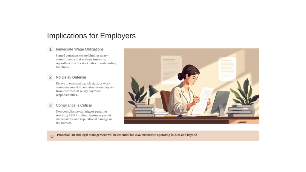 Employment Contract Enforcement — Abu Dhabi Court (2025)