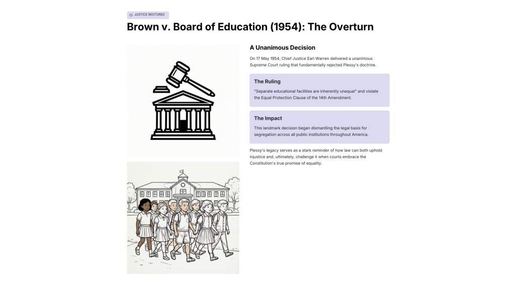 Plessy v. Ferguson (1896)