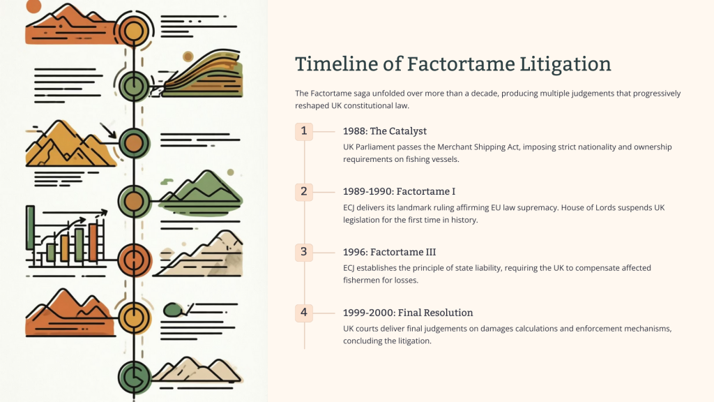 R (Factortame Ltd) v Secretary of State for Transport (1990s)