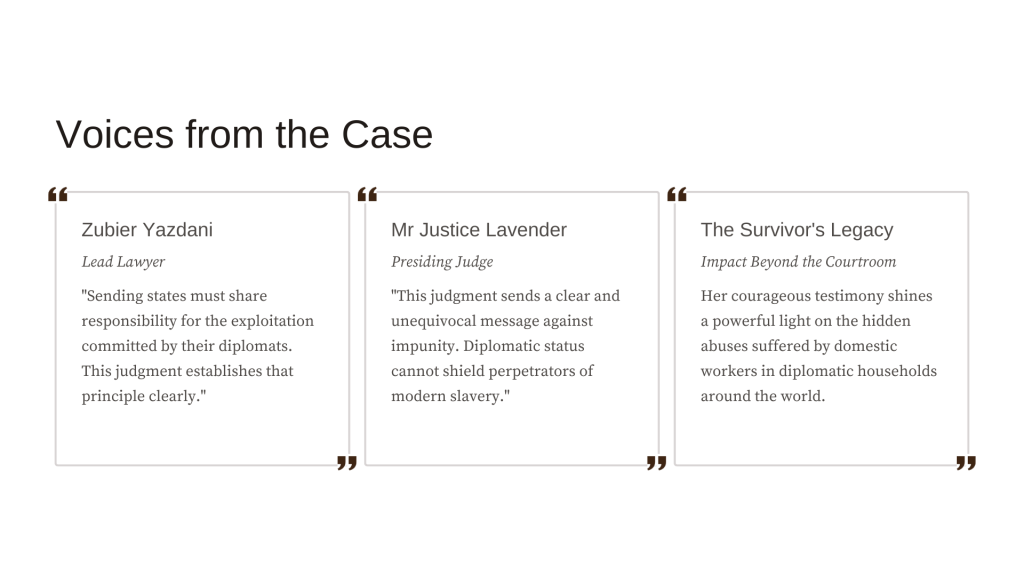 UAE Responsible for Human Trafficking Damages (UK High Court, 2026)
